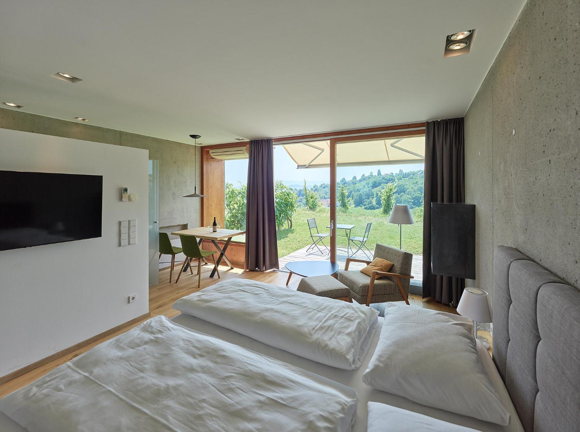 Hideaway An Der Weinstrasse - Pool & Sauna - Apartments Anderlage Spielfeld Eksteriør bilde