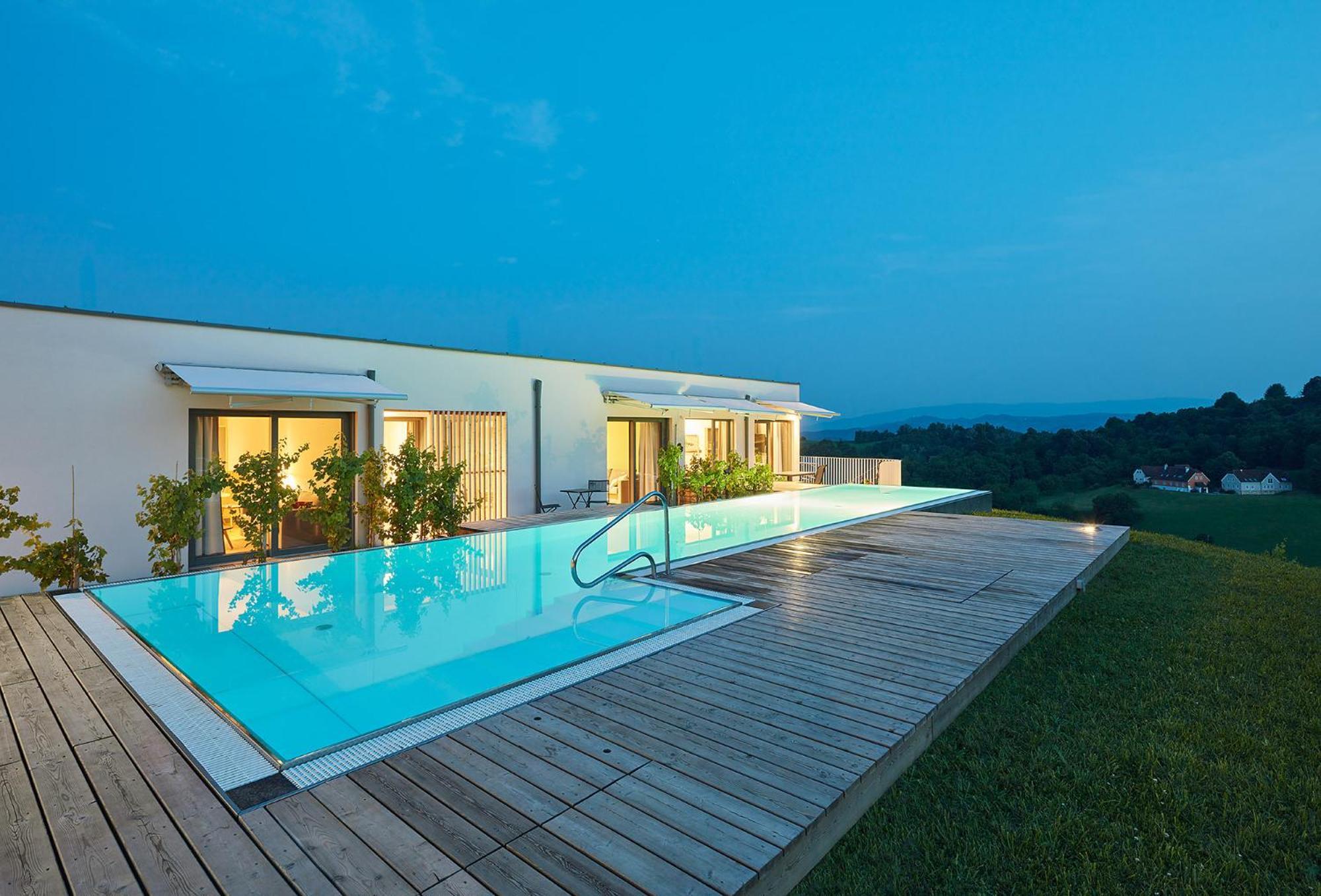 Hideaway An Der Weinstrasse - Pool & Sauna - Apartments Anderlage Spielfeld Eksteriør bilde